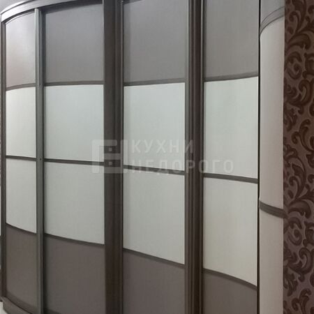 Радиусный шкаф купе Безон - фото 2