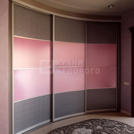 Радиусный шкаф купе Болье