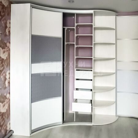 Радиусный шкаф купе Бурж - фото 2